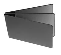 SEWACC Pochette pour Cartes De Voiture Titulaire d'une Carte Grise Détenteur De Document avec Documents Protecteur Auto Titulaires d'un Permis De Conduire Titulaire D'assurance Noir Pc