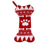 SEWACC Pochette Suspendue Chaussette de Noël Os Design pour Décoration Festive Cadeau Suspendre pour Arbre de Noël Pochettes pour Bonbons et Petits Objets Ornement Chaleureux pour Fête