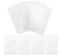 SEWACC Pochettes Transparentes en Pvc 5x8 Cm, Lot de 100 Paquet pour Étiquettes D’organisation et Porte-cartes de Protection, Pochettes D’étiquettes D’expédition Pratiques pour Magasin