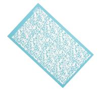SEWACC Pochoir Maille pour Pâte Polymère Motif Cœur Modèle Lavable Polyester Pochoir DIY pour Bijoux et Artisanat Argile