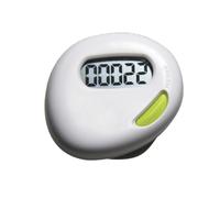 SEWACC Podomètre Sportif Cœur Précis 2D, Compteur de Pas, Distance | ABS Blanc, Format Compact et Toucher Confortable, pour Femmes et Présent, Usage Sport Quotidien
