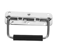 SEWACC Poignée Pliante Robuste en Acier Inoxydable 304 Ressort Intégré 140 Mm, Poignée Métallique Polyvalente pour Boîte à Outils, Tiroir et Valise Usage Industriel et Bricolage