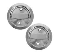 SEWACC Poignée Ronde Acier Inoxydable Résistante Corrosion pour Porte Darmoire Salle de Bain Boîte Électrique Quincaillerie Placard