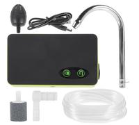 SEWACC Pompe à Oxygène Portable Verte Chargement à Induction Pompe D’Oxygénation et Absorbeur D’Eau pour Pêche Renouvellement D’Eau et Appâts en Extérieur