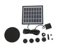 SEWACC Pompe Solaire pour Fontaine de Jardin Petite Pompe à Eau Solaire Extérieure Flottante pour Étang et Piscine Décorative sans Batterie Aération Naturelle