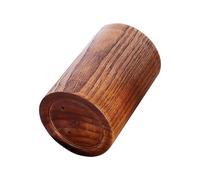 SEWACC Porte-Couverts en Bois Massif Organiseur de Baguettes Grand Format Porte-Stylos Rond en Bois Naturel Accessoire Cuisine Polyvalent pour Rangement de Couverts