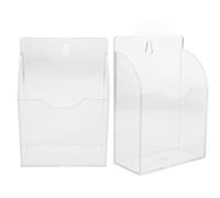 SEWACC Porte-Cuillère à Glaçons Transparent en Acrylique Lot de 2 Supports Compacts pour Machine à Glaçons Organisateur de Cuillères et Spatules de Service Rangement Pratique pour