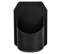 SEWACC Porte-Verres Mural en Silicone Souple Noir Support Individuel pour Verre à Vin Bière Cuisine 1 Pièce Adhésif Résistant pour Salle de Bain et Mur Lisse