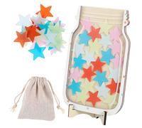 SEWACC Pot de Récompense Étoile avec Jetons Colorés Tableau de Récompense pour Garçon Fille Outil pour Classe École et Maison