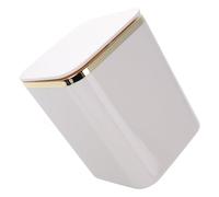 SEWACC Poubelle de Table Carrée Blanche en Pp pour Bureau et Dortoir