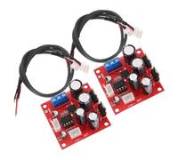 SEWACC Préamplificateur Phono Module en Métal et Plastique pour Platine Vinyle 2 Pièces Rouge, Amplification Puissante et Réalisme Analogique pour Modification DIY