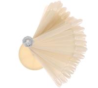 SEWACC Présentoir à Ongles 120 Bâtonnets Couleur Naturelle Accessoires pour Nail Art Matériel pour Ongles d'Entraînement Support Pratique pour Manucure et Capsules Vernis Gel