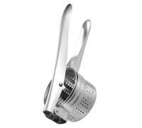 SEWACC Presse-fruits Gain de Temps Argenté Manuel en Acier Inoxydable Presse Purée Pratique Utilisation Facile pour Pommes de Terre et Fruits Cuisine