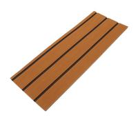 SEWACC Protection Antidérapante pour Marchepied de Camping-car, Couvre-marches Autocollant en Caoutchouc Noir et Surface Marron Clair 48,3 X 17,8 Cm, Accessoire Solide pour Escaliers
