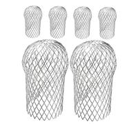 SEWACC Protection De Gouttière : Filtre À Feuilles À Mailles Fines De 7,6 cm, Protection De Gouttière En Aluminium Pour Les Zones Pluvieuses, Protection De Gouttière Pour La Des