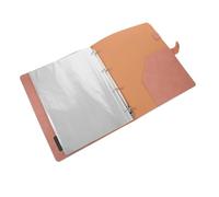 SEWACC Protège Certificat Naissance Garçon Fille Cuir et Étui Pratique Format pour Documents Maternité Pochette Portable Rayures Couverture