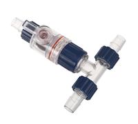 SEWACC Raccord Rapide à 3 Voies pour Tuyau D'aquarium 20 Mm, Vanne de Contrôle de Débit Étanche, Connecteur Solide pour Filtres Externes, Accessoire Essentiel pour Entretien Aquarium