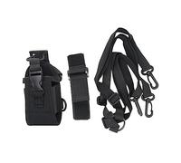 SEWACC Radio avec Brassard Sangle Arrière Pochette De Rangement Extérieur Support Radio pour Ceinture De Service Équipement De Pompier