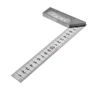 SEWACC Règle Dangle Acier Inoxydable Équerre Charpentier Robuste pour Menuiserie Outil de Mesure Précision Industrielle Traçage et Professionnel