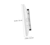 SEWACC Règle de Dessin Multifonctionnelle Incassable pour Ingénieurs et Étudiants Outil de Mesure Parallèle avec Calcul Rapide des Angles et Arcs