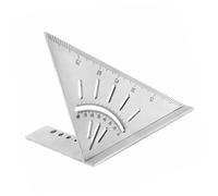 SEWACC Règle de Traçage Acier Inoxydable pour Menuiserie Équerre Multifonction avec Guide pour Charpentiers
