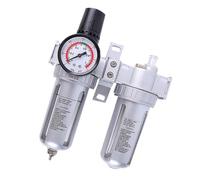 SEWACC Régulateur Compresseur Air avec Filtre Piège à Eau et Séparateur Huile pour Outils Pneumatiques Pression et Filtration Moisture