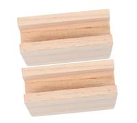 SEWACC Rehausseurs de Pieds de Lit en Bois 2pcs, Faciles à Installer sans Outils, Monte-Meubles Robustes pour Surélever Lit ou Canapé