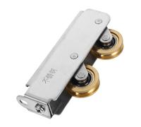 SEWACC Roue de Remplacement Acier Inoxydable pour Porte Coulissante Double Roulement Cuivre Palier Robuste Accessoire pour Fenêtre et Porte Résistant à Usure et Déformation