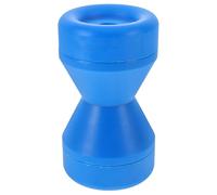 SEWACC Rouleau de Remorque à Bateau avec Axe et Rayons Bleu Plastique | Diamètre Intérieur 15mm, Remplacement Facile, pour Mise à L’eau et Récupération Marine, Usage sur Remorques