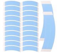 SEWACC Ruban Adhésif Double Face Imperméable pour Perruques à Lace Front 36 Pièces Grandes Bandes Bleues Adhésif Hypoallergénique Transparent pour Extensions de Cheveux et Postiches