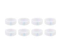 SEWACC Ruban Adhésif pour Extensions de Cils en Tissu Non Tissé, 8 Rouleaux Blancs, Bande Respirante et Facile à Retirer pour Protection du Contour des Yeux en Salon Domicile