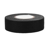 SEWACC Ruban Adhésif Textile Noir 25mm X 15m pour Faisceau de Câbles Automobile, Ruban Isolant Résistant la Chaleur, Bande de Protection pour Câblage Moteur, Habillage en Tissu