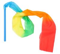 SEWACC Ruban Dansant Artistique Accessoire Portable en PVC Imitation Soie, Couleur Vive et Douce pour Entraînement de Gymnastique et Danse Artistique