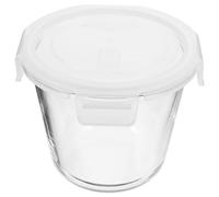 SEWACC Saladier en Verre Récipient Alimentaire Multifonction et Réutilisable 700ml avec Couvercle Hermétique en Caoutchouc et Pp Couleur Aléatoire Cuisine à Domicile et