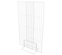 SEWACC Séparateur de Rangement pour Congélateur Coffre en Fil de Fer Robuste Réglable 32-34 CM de Largeur Hauteur 46 CM Organiseur D’Étagère Métallique pour Réfrigérateur Espace