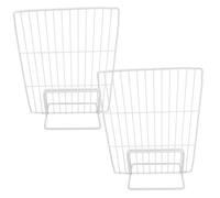 SEWACC Séparateur Métallique pour Congélateur et Réfrigérateur Cloison Amovible pour Rangement et Organisation Étagère Extensible pour Cuisine et Commerces