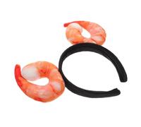 SEWACC Serre-tête Amusant en Forme de Crevette, Coiffure de Fête en Plastique, Serre-tête Créatif pour Cosplay, Accessoire de Coiffure pour Photos Et Fêtes