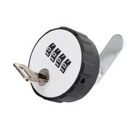 SEWACC Serrure à Code pour Armoire Verrou Métallique Sécurisé pour Casiers et Portes de Placard avec Clé Intégrée Protection pour Documents et Objets