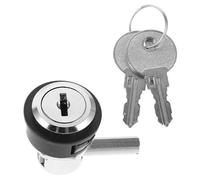 SEWACC Serrure Antivol en Alliage de Zinc pour Armoire à Vin Serrure pour Congélateur avec Clé 1 Pièce Protection Sécurisée pour Vitrine Tiroir et Meuble Vitré Usage Commercial et