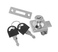 SEWACC Serrure pour Porte de Vitrine Verre Robuste et Sécurisée avec Clé Remplacement pour Armoire Tiroir de Bureau et Comptoir Verrou pour Usage Domestique et Professionnel