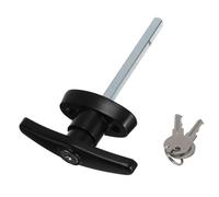 SEWACC Serrure T Handle pour Porte de Coffret Électrique Verrou Étanche pour Armoire de Commande Installation Facile Résistance Renforcée pour Remorques et Véhicules Utilitaires
