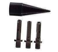 SEWACC Set de Forets à Acier Au Embouts Amovibles Hexagonal et Facile à Utiliser pour Fendeuse Électrique et Forage Manuel de Bûches