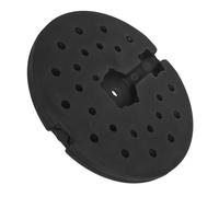 SEWACC Socle Lesté Rond pour Lampadaire, Pied de Lampe de Bureau Diamètre 29 Cm, Base en Métal Robuste, Accessoire Stable pour Lampe à Poser, Support Pratique pour Éclairage Intérieur