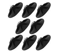 SEWACC Socle Ventouse Noir 8pcs pour Équipement D'entraînement de Boxe avec Vis M8, Base Polyvalente en Caoutchouc et Silicone pour Paquet de Frappe à Domicile ou Salle de Sport
