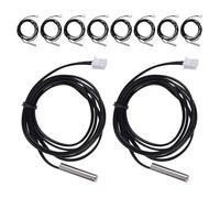 SEWACC Sonde de Température Ntc Étanche 1 Mètre, Capteur Numérique de Thermistance, Lot de 10 Pièces, Câble Résistant Chimique pour Mesure Précise en Milieu Humide Industriel