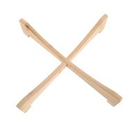 SEWACC Soucoupes pour Pots de Fleurs en Bois, Base de Pot à Quatre Pieds, Beige, Grand Format, Démontable, Drainage Propre, pour Succulentes et Radis Verts, Intérieur et Extérieur