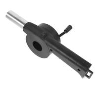 SEWACC Souffleur Manuel pour Barbecue Portable à Manivelle Souffleur d'Air pour Feu de Camp en Plastique et Acier Inoxydable Outil de Soufflage Léger pour Barbecue Extérieur et Camping
