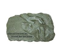 SEWACC Statue Commémorative pour Animaux de Compagnie Pierre Tombale Artisanale Résine Respect Affectueux pour Chien ou Animal de Compagnie