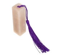 SEWACC Stone Seal Stamp With Tassel For Calligraphy And Painting Engraving Blank Chinese Seal Stone For Beginners Compact Integrated Carving