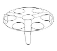 SEWACC Support à Vapeur Ustensile Pratique et Solide pour 1 à 7 Œufs en Acier Inoxydable Grille de Cuisson Vapeur Robuste Plusieurs styles Cuisine en Casserole Plusieurs styles